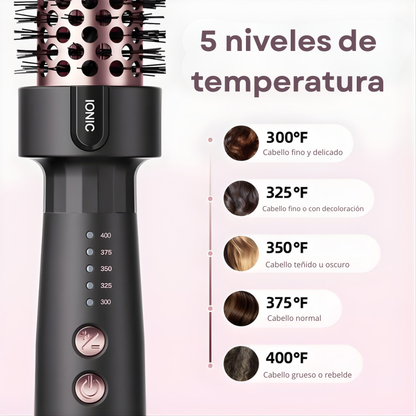 Cepillo Térmico Iónico 3 en 1