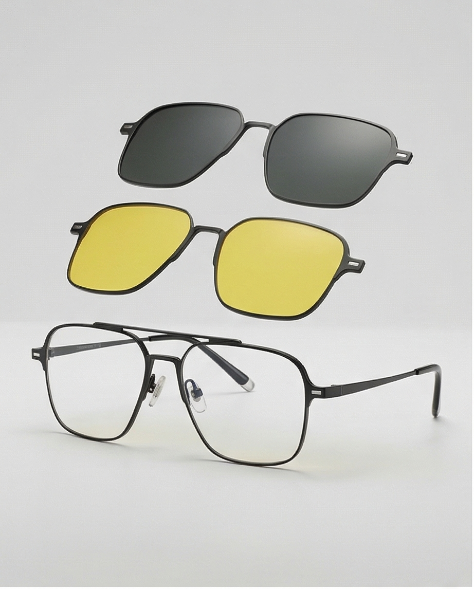 Gafas Clip Magnético 3-en-1