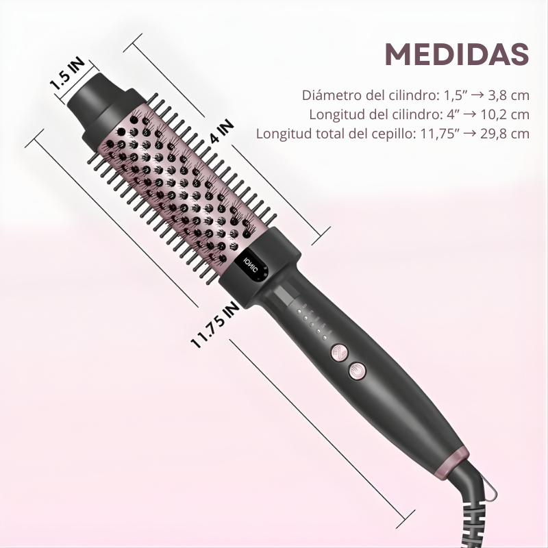 Cepillo Térmico Iónico 3 en 1