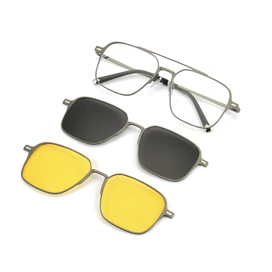 Gafas Clip Magnético 3-en-1